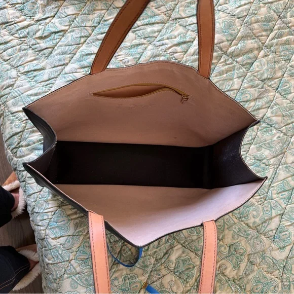 Sun Nation, Woven leather, black leather tote - Picture 8 of 8